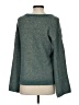 Mystree Chevron-herringbone Teal Pullover Sweater Size S - photo 2