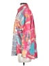 Magnolia 100% Polyester Print Pink Long Sleeve Blouse Size S - photo 5