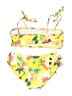 Kanu Surf 100% Polyester Floral Yellow Two Piece Swimsuit Size 14 - photo 2