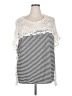 Adiva White Short Sleeve Top Size 3X - photo 1