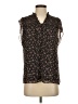 Haver 100% Polyester Black Sleeveless Blouse Size S - photo 1