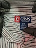 Chaps Stripes Gray Long Sleeve Button-Down Shirt Size 8 - photo 3