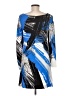 Milly Graphic Blue Cocktail Dress Size 6 - photo 2