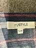 Assorted Brands Plaid Gray Casual Dress Size S - photo 7
