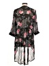 Torrid 100% Polyester Floral Black 3/4 Sleeve Blouse Size Med Plus (00) - photo 2
