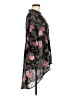 Torrid 100% Polyester Floral Black 3/4 Sleeve Blouse Size Med Plus (00) - photo 4