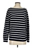 Vince. 100% Cotton Stripes Black Pullover Sweater Size S - photo 1