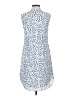 CAbi 100% Polyester Print Blue Casual Dress Size XS - photo 2