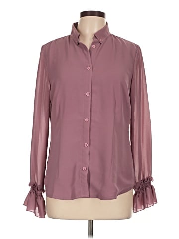 Oleg Cassini Long Sleeve Blouse (view 1)