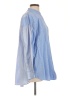 Thakoon 100% Cotton Blue Long Sleeve Button-Down Shirt Size L - photo 4