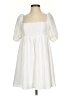 Shein Solid White Casual Dress Size 4 - photo 1