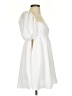 Shein Solid White Casual Dress Size 4 - photo 4