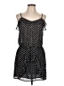 Collective Concepts 100% Polyester Stars Black Casual Dress Size L - photo 1