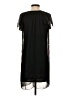 Max Studio 100% Polyester Print Black Casual Dress Size XS - photo 2
