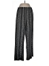 Joie De Vivre Print Black Casual Pants Size L - photo 1