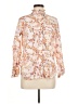 J.Crew 100% Cotton Floral Ivory Pink Long Sleeve Blouse Size M (estimated) - photo 1