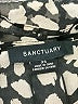Sanctuary 100% Polyester Animal Print Black Long Sleeve Blouse Size XS - photo 7