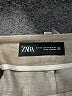 Zara Chevron-herringbone Gray Dress Pants Size XS - photo 8