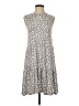 Mud Pie Animal Print Gray Casual Dress Size S - photo 1
