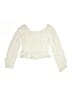 Art Class 100% Rayon Ivory Long Sleeve Blouse Size 8 - photo 2
