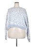 Arizona Jean Company 100% Polyester Paisley Blue Pullover Sweater Size 3X - photo 1