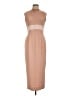 Dana Buchman 100% Polyester Tan Cocktail Dress Size 10 - photo 1