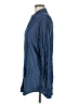 Go Silk 100% Tencel Blue Long Sleeve Button-Down Shirt Size M - photo 5
