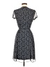 JBS 100% Polyester Print Gray Casual Dress Size 6 - photo 2