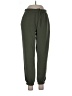 Faded Rose 100% Polyester Solid Green Track Pants Size L - photo 1