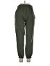 Faded Rose 100% Polyester Solid Green Track Pants Size L - photo 2