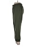 Faded Rose 100% Polyester Solid Green Track Pants Size L - photo 5