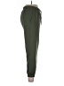 Faded Rose 100% Polyester Solid Green Track Pants Size L - photo 4