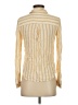 Maurices 100% Rayon Stripes Ivory Long Sleeve Blouse Size XS - photo 2
