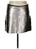 Zara Basic Metallic Silver Casual Skirt Size L - photo 1