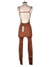 Tic : Toc Solid Brown Jumpsuit Size S - photo 2