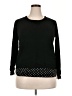 Croft & Barrow Polka Dots Black Pullover Sweater Size XXL - photo 1