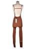 Tic : Toc Solid Brown Jumpsuit Size S - photo 2