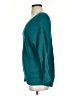 Ann Taylor LOFT 100% Cotton Chevron-herringbone Teal Pullover Sweater Size XS - photo 5