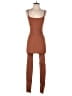 Tic : Toc Solid Brown Jumpsuit Size M - photo 1