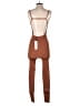 Tic : Toc Solid Brown Jumpsuit Size M - photo 2