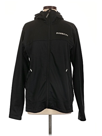 Karbon Zip Up Hoodie (view 1)