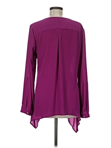 NY Collection Long Sleeve Blouse (view 2)