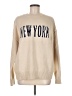 Le Lis Graphic Tan Pullover Sweater Size M - photo 1