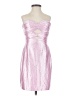 Unbranded 100% Polyester Metallic Pink Cocktail Dress Size 00 - photo 1