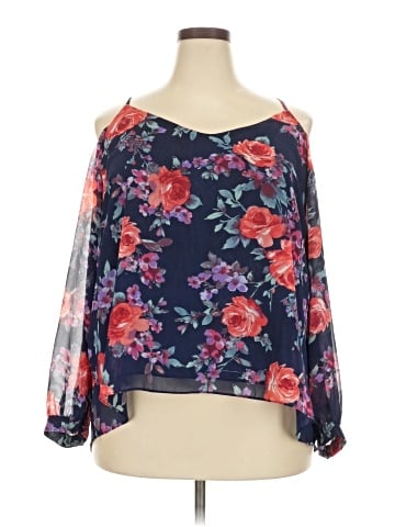 Lily Star 3/4 Sleeve Blouse (view 1)