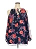 Lily Star Blue 3/4 Sleeve Blouse Size 2X - photo 2