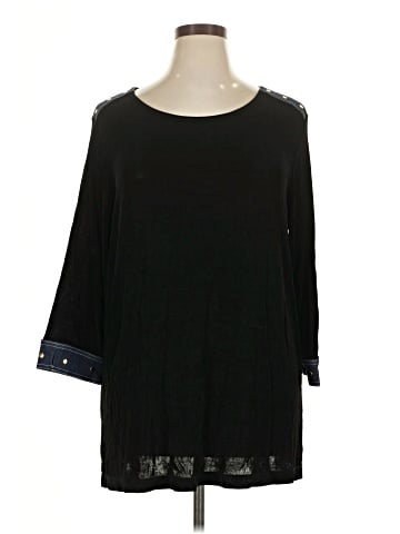 Slinky Brand 3/4 Sleeve Top (view 1)