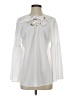 MICHAEL Michael Kors White Long Sleeve Blouse Size M - photo 1