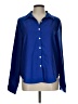 Unbranded 100% Polyester Blue Long Sleeve Blouse Size L - photo 1