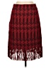 Club Monaco 100% Polyester Houndstooth Red Casual Skirt Size 4 - photo 2